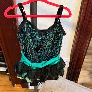 Sparkling Sequin Kids Dance Outfit